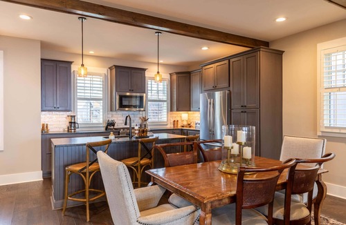 Lenoir House | The Lookout at Blue Ridge Mountain Club-amenities, seasonal pool, hot tub, outdoor gas fireplace