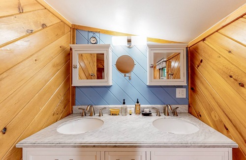 Newland Cottage | Unique home with enclosed yard, grill, covered porches and firepit
