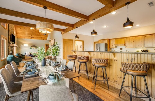 Wolf Laurel Cabin | Unwind Cabin: Hot Tub with Sunsets, Sauna, Views, & Game Room