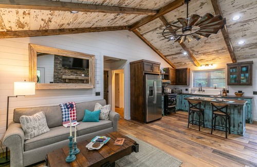 Linville House | Up the Creek - single level modern farmhouse