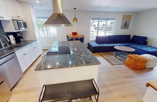 Dillon Condo | Updated End Unit In Town! Walk to Coffee, Amp, Marina, Parks, Rec Path, Eats
