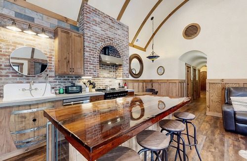 Elk Park Cottage | Upscale Hobbit Retreat w/outdoor kitchen, fireplace & located on the Elk River