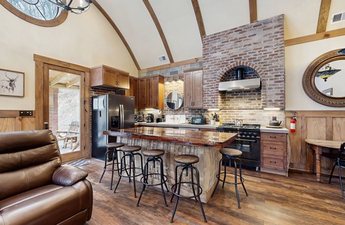 Elk Park Cottage | Upscale Hobbit Retreat w/outdoor kitchen, fireplace & located on the Elk River
