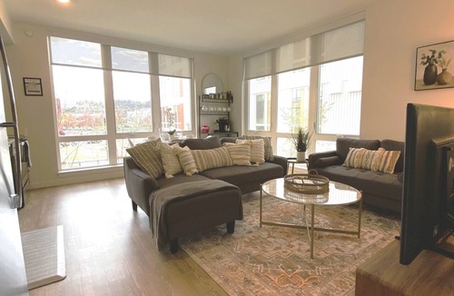 Riverside Apartment | Walk 2 Riverfront Park, Conv Center-Free Secured Parking! EV Charger