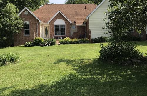 Butler House | Watauga Lake Home with Private Dock and Large Yard