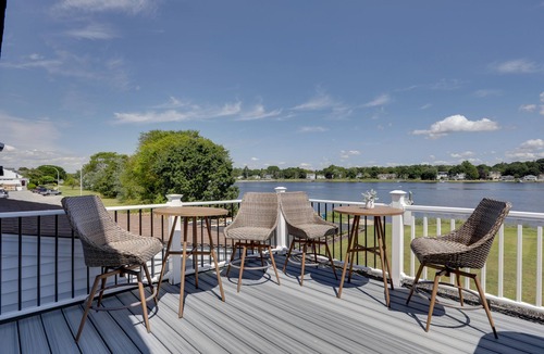 Barrington House | Waterfront Barrington Estate with Hot Tub!