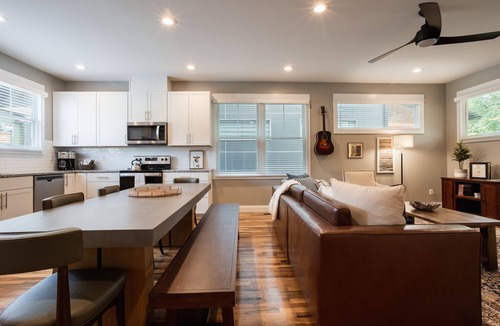 Woodfin Villa | Way Downtown | A Modern Retreat Near Downtown Asheville | Hot Tub