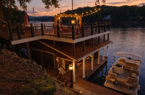 Lake Lure House | White Oak Point | Two Historic Lakefront Cabins on Lake Lure