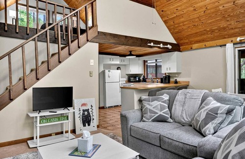 The Woods Cabin | Woodland Cabin Escape w/ Fire Pit & Resort Access Retreat in Hedgesville, West Virginia