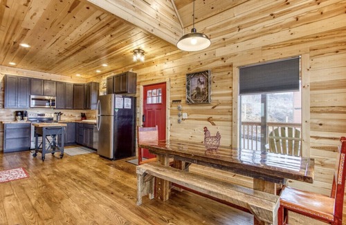 Chalet Village North Cabin | ✨ Woodlands: Best Location with add'l 20x40 level trailer parking area.