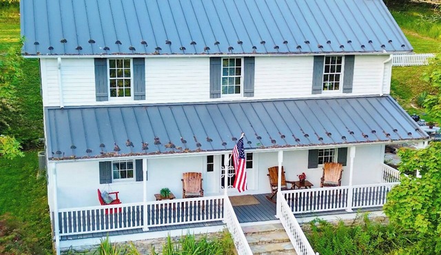 1885 Farmhouse Luxuriously Renovated: Animals & Antiques