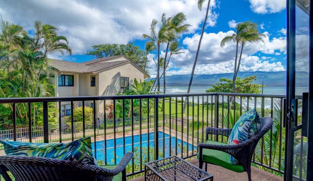 Amazing 2B/2B Ocean Front Condo, Great View! AC