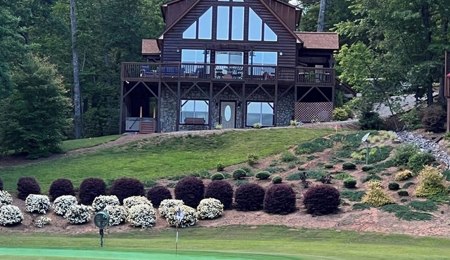 Behind The Gates At Rumbling Bald On The 12th Green!