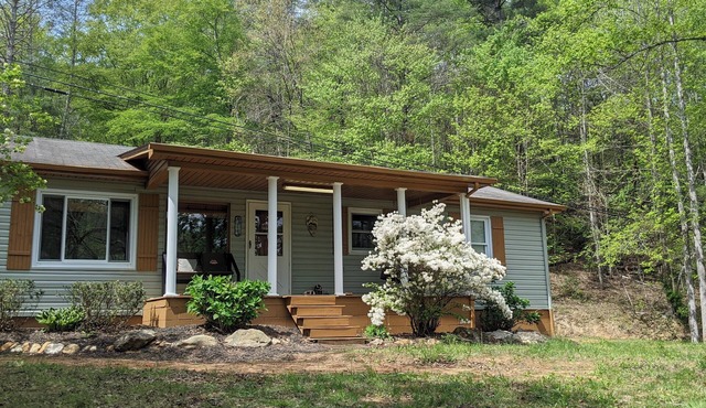 Cozy wood cabin/house nestled in the North Carolina mountains.