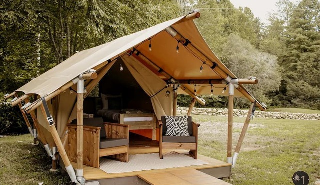 Cute Safari Tent for Two in Erwin, Tennessee