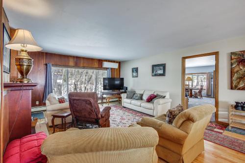 Group Friendly! Riverfront Waupaca Retreat w/Yard