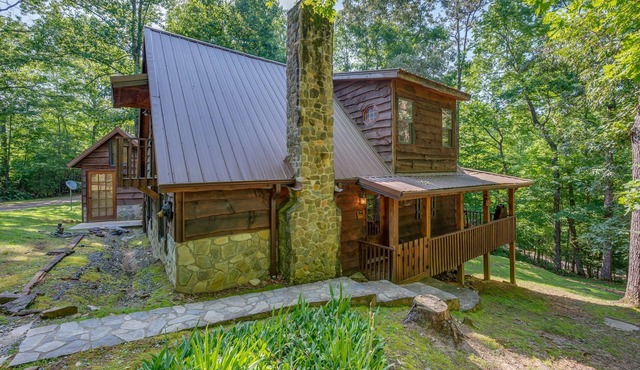 Lake Lure-Beach/lakes/river/ Mountains/Private log home,kayaks, tubing,pet,canoe