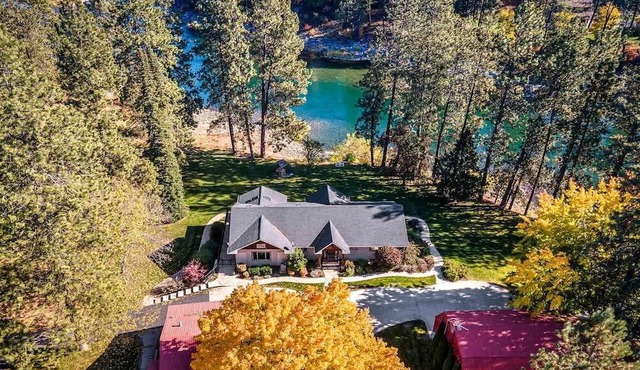 Luxurious, Riverfront Cabin with Panoramic Views of the Spokane River, in Post Falls, Idaho
