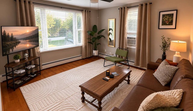 Modern 2 BR w/Parking & Laundry