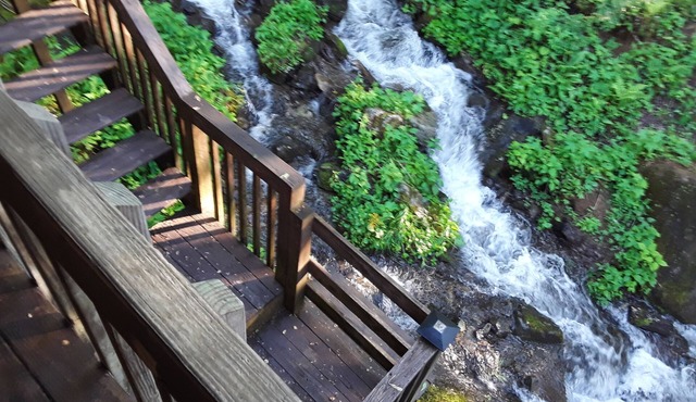Mountain cabin with 3600 plus high elevation with Creek and waterfall frontage