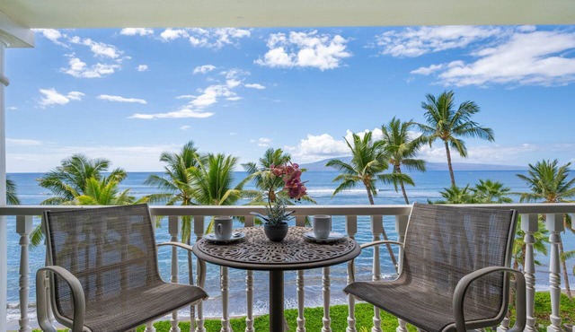 New Listing Lahaina Shores 533 Oceanfront Retreat