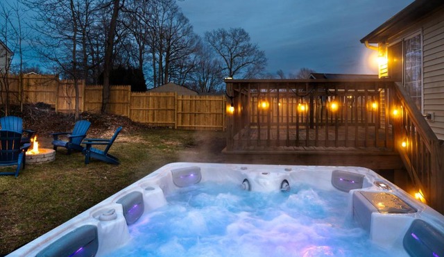 NEW! Updated Mystic Home w/Sauna, Hot Tub & Deck