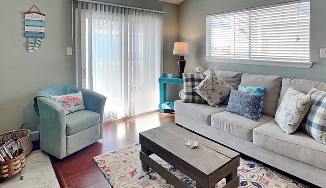 Palms at Cove View 212- Blissful Thinking | Cozy Condo w/Water Views