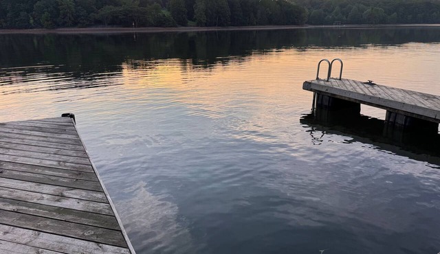 Perched privately on a bluff with breathtaking sunrise views over Smith Mountain Lake, this cozy remodeled 2BR/1BA log cabin offers queen memory-foam beds, well-stocked granite kitchen (farm-fresh eggs!), covered deck, stone fire pit, huge dock.