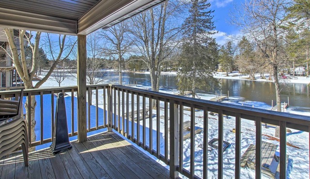 Riverfront Crivitz Condo w/ Fireplace & Views