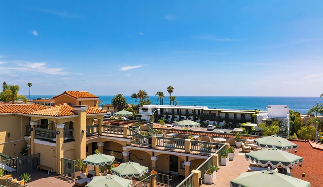 Rooftop Ocean Views + Pool + Hot Tub | Walk to Beach, Galleries + Restaurants