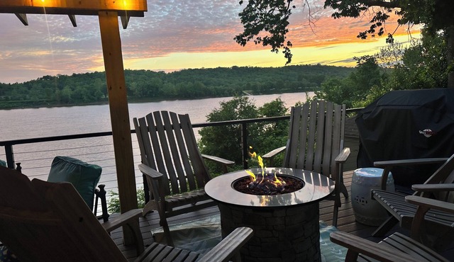 Spectacular views and located minutes from Riverbend Music Center.