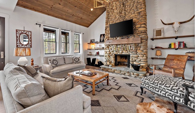 Trailside Retreat | Luxury Furnishings, Pet-Friendly & Close to Lake James!
