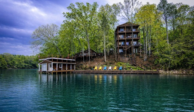 White Oak Point | Two Historic Lakefront Cabins on Lake Lure