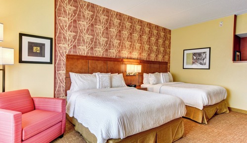 Room, 2 Double Beds, Hearing Accessible (Roll-in Shower)