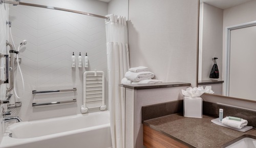 Suite, Multiple Beds, Hearing Accessible (Accessible Bathtub)