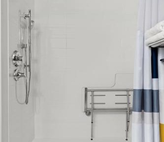 Queen Room with Two Queen Beds and Roll-in Shower - Mobility and Hearing Accessible