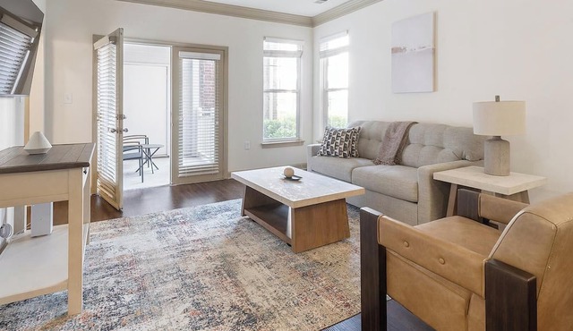 Landing | Chic 1BD, Courtyard, Gym